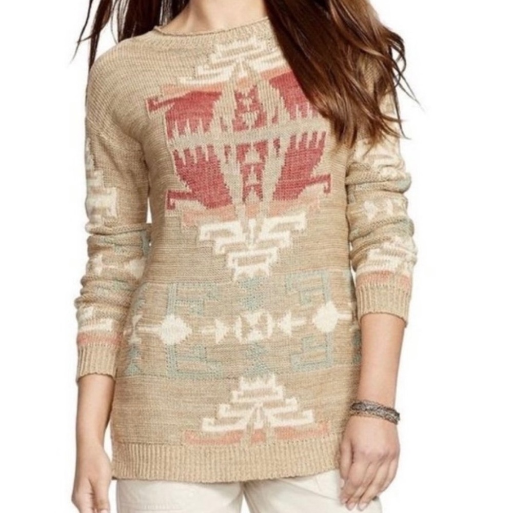 Ralph Lauren Crewneck Western Sweater